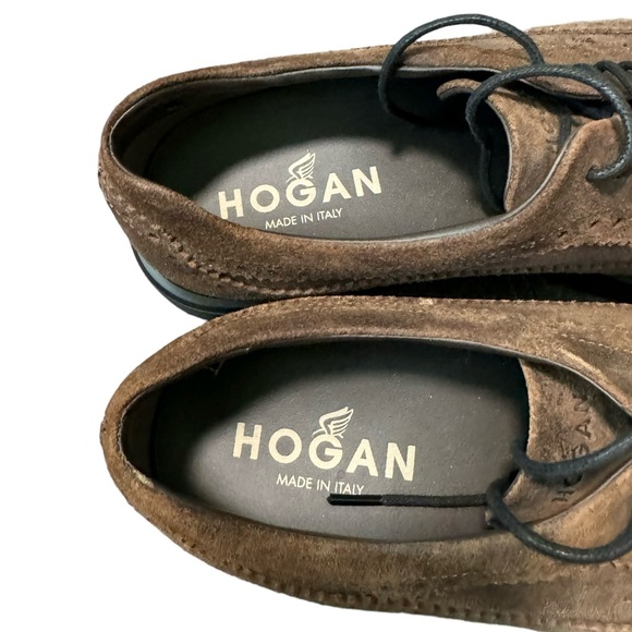 HOGAN***Men’s Brown Suede Oxfords Shoes***US 9****$585 - Picture 4 of 7